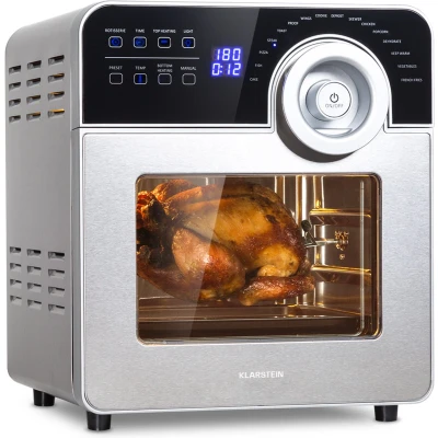 Afbeelding van AeroVital Cube Chef heteluchtfriteuse 1700 W 14 liter 16 programma&#039;s boven en onderwarmte