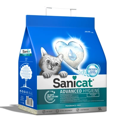 Afbeelding van Sanicat Kattenbakvulling Advanced Hygiene 5 liter