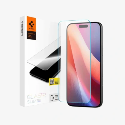 Afbeelding van 2 Pack Screenprotectors Apple iPhone 15 Plus: Spigen tR Slim (2Pack) Glas