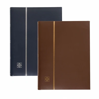 Afbeelding van Leder, Insteekalbum A4, omslag Blauw
