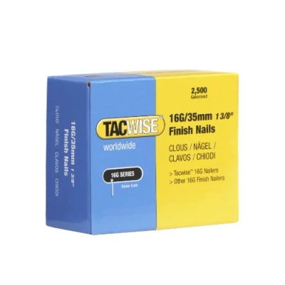 Afbeelding van Tacwise 0295 Type 16G / 35 mm gegalvaniseerde afwerking, 2500 stuks