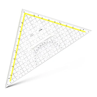 Afbeelding van Geodriehoek Aristo 1648/2 325mm met greep transparant