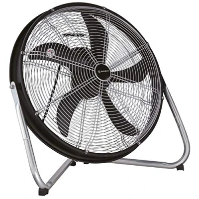 Afbeelding van Yucon II 7271640 50 cm staande ventilator voor binnen, mat zwart/chroom
