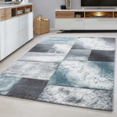 Afbeelding van Hawaii Vloerkleed Blauw / Grijs Laagpolig 80x150 cm
