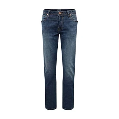 Afbeelding van LTB Roden Bootcut jeans darkblue denim, Heren, Maat: 38x30, Dark blue denim