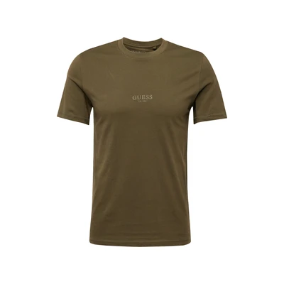 Afbeelding van Guess AIDY Tshirt basic, Heren, Maat: XS, Olive morning