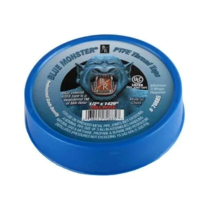 Afbeelding van Veel van 10 rollen Blue Monster Tape 70885 PTFE Teflon Thread 1/2 &quot;x 1429&quot;
