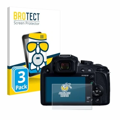 Afbeelding van BROTECT Screenprotector voor Panasonic Lumix DC FZ82D Folie Beschermfolie Beschermglas matte (3 Stuks)