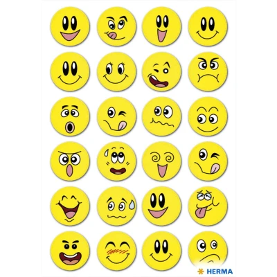 Afbeelding van HERMA Etiket 3657 smiley met wiebeleffect