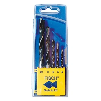 Afbeelding van Fisch Brad Point boren (7 mm x 109 mm) Premium voor zacht, hard, gefineerd en gelamineerd hout, MDF acrylglas afgeschuinde rand snel, eenvoudig snijden FSF 004028 Made in Austria
