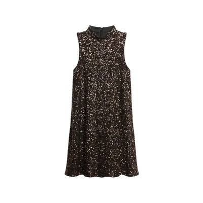 Afbeelding van Superdry Sleeveless sequin A LINE MINI Cocktailjurk, Dames, Maat: 40, Bronze mega