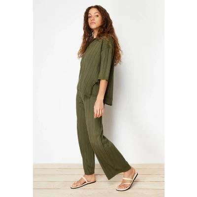 Afbeelding van Trendyol TWOSS23AU00029 Volwassenen Vrouwen Groen L