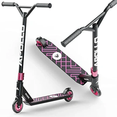 Afbeelding van Apollo Stunt Scooter Genius Pro 4.0 Hoogwaardige Stuntstep Funstep ABEC 9 Kogellagers 100 mm Wielen met Aluminium Kern Funscooter Step