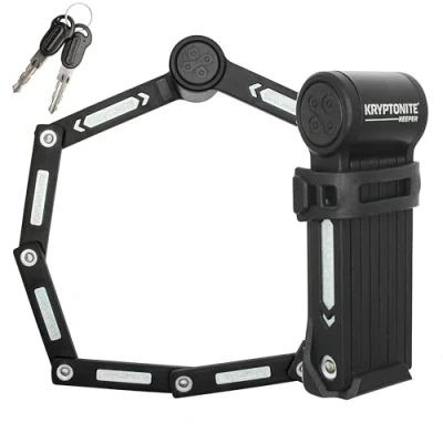 Afbeelding van Kryptonite Keeper Vouwslot fiets 80 cm lang Zwart