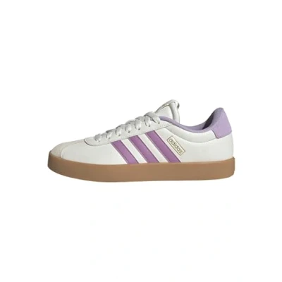 Afbeelding van adidas Dames VL COURT 3.0 SHOES, core white/preloved purple/powder plum, 40 2/3 EU
