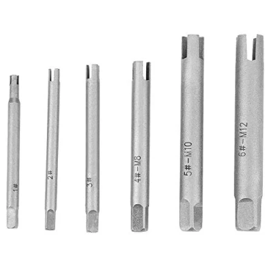 Afbeelding van Tap Extractor Staal Gebroken Hoofd Kranen Remover Stripped Schroef Set (Maat: 6PCS)