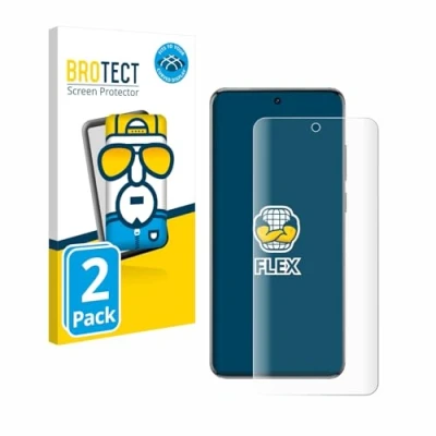 Afbeelding van BROTECT Full Cover Screen Protector voor Vivo X200 (2 Stuks) Schermbeschermer, 3D Curved