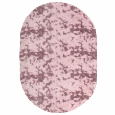 Afbeelding van vidaXL Vloerkleed hoogpolig 300x200 cm polyester roze