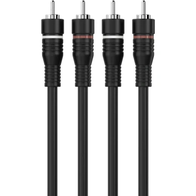 Afbeelding van Sinox SOE04202 audio kabel 1,2 m 2 x RCA Zwart