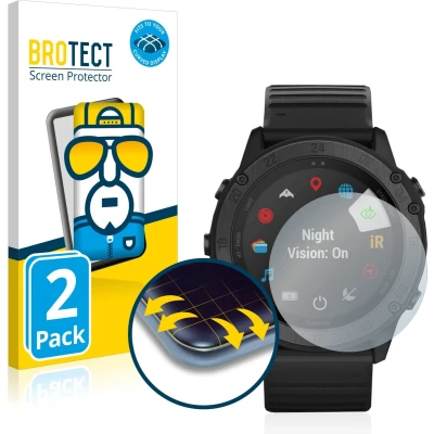 Afbeelding van BROTECT Volledig bedekkende screen protector, Smartwatch beschermfolie, Transparant