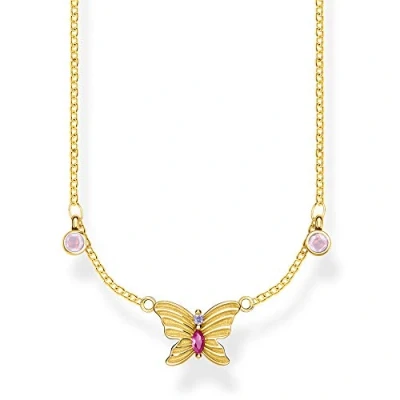 Afbeelding van Thomas Sabo Dames Ketting 925 Zilver Glazen blok One Size 88283091