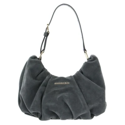 Afbeelding van Mandarina Duck Velvet Plisse Pols, dames, eenheidsmaat, Londen Fog, Eén maat