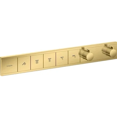 Afbeelding van Hansgrohe hg thermostat concealed rainselect 5 functions finish set pgo 15384990