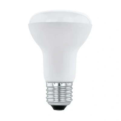 Afbeelding van EGLO LED lamp E27, reflector gloeilamp, 6,5 Watt (41w equivalent), 500 Lumen, lichtbron neutraal wit, 4000 Kelvin, R63, Ø 6,3 cm