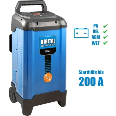 Afbeelding van Güde DIGITAL GDB 24V/12V 200 Acculader 40 Ah met starthulp