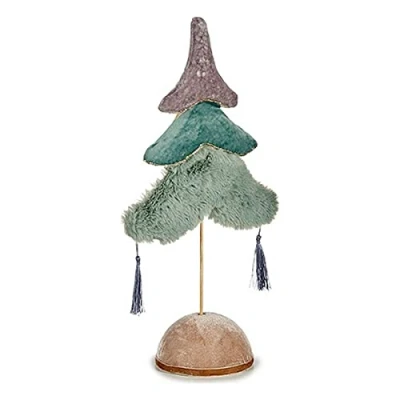 Afbeelding van Krist+ Kerstboom Multicolour 12 X 43 22 Cm Zilverkleurig Hout
