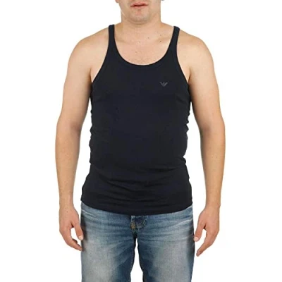Afbeelding van Emporio Armani Pyjamashirt voor heren (2 stuks), marineblauw/marineblauw, M