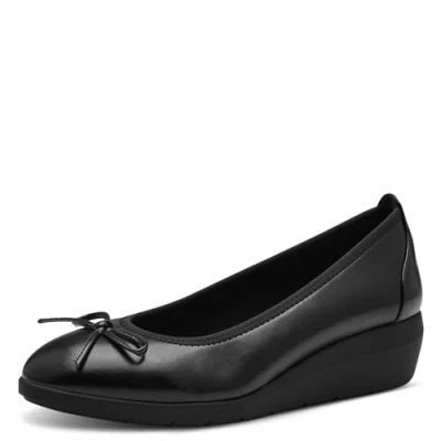 Afbeelding van Tamaris Comfort ballerina 8 82104 43 ballerina&#039;s voor dames, zwart, 40 EU Breed