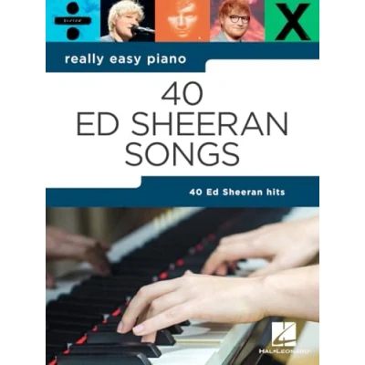 Afbeelding van Hal Leonard Really Easy piano 40 Ed Sheeran Songs songboek voor