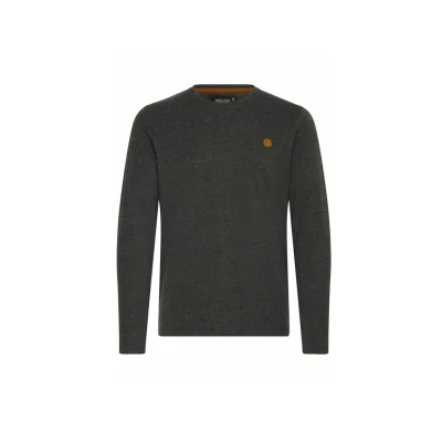 Afbeelding van Indicode Jeans Idphillo Longsleeve, Heren, Maat: Medium, Charcoal mix