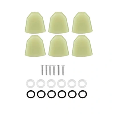Afbeelding van Guitar String Tuning Buttons, Pegs Machine Heads Acrylic Buttons for 6 pcs/set(jade green)