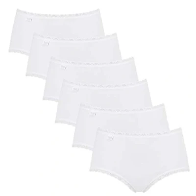 Afbeelding van Sloggi damesslip, 24/7 Cotton Lace Midi C3P, 6 x wit., 42