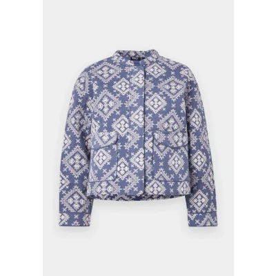 Afbeelding van ONLY Onlhallie Quilted Jacket Jas, Dames, Maat: XS, China blue