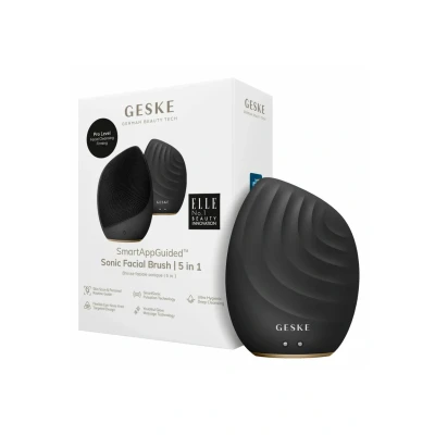 Afbeelding van GESKE SmartAppGuided™ Facial Brush 5 in 1 Elektrische gezichtsreinigingsborstel Zachte siliconen borstel Professionele gezichtsreiniging Gezichtsreinigingsapparaat Gezichtsmassager