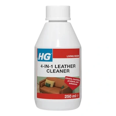 Afbeelding van HG 4 in 1 250 ml reinigt, voedt, beschermt en schoonheid voor lederen revisie, wit