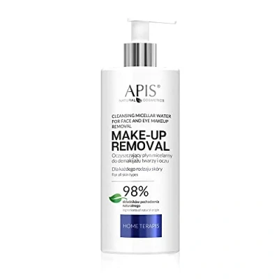 Afbeelding van apis reinigend micellair water om gezichts en oogmake up te verwijderen 300 ml