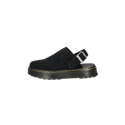 Afbeelding van Dr. Martens Brookline Mule suède clogs Black Bronx