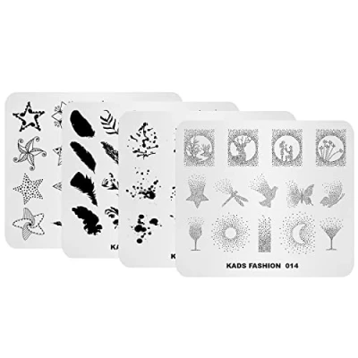 Afbeelding van KADS Nail Art Stempel Plaat Fashion Serie stempelen Template Afbeelding Diy Decoratie Tool