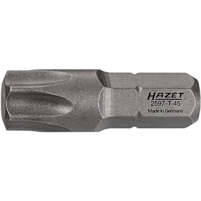 Afbeelding van HAZET 2597 T45 Torx bit T 45 Speciaal staal 1 stuk(s)