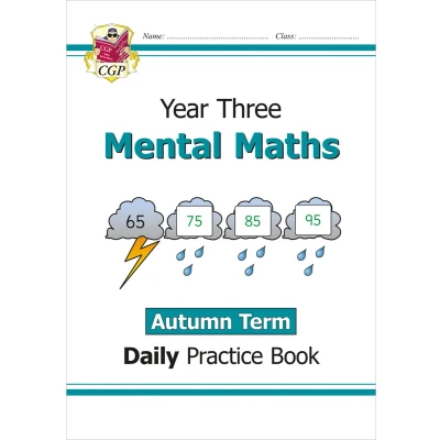 Afbeelding van CGP Year 3 Daily Workbooks KS2 Mental Maths Practice Book: Autumn Term