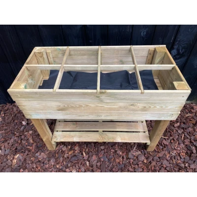 Afbeelding van Verhoogde houten Kruidenbak 50 x 100 80 cm