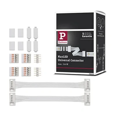 Afbeelding van Paulmann 70919 Stripe MaxLED Connector Universal 100x19mm max. 144W wit lichtband kunststof