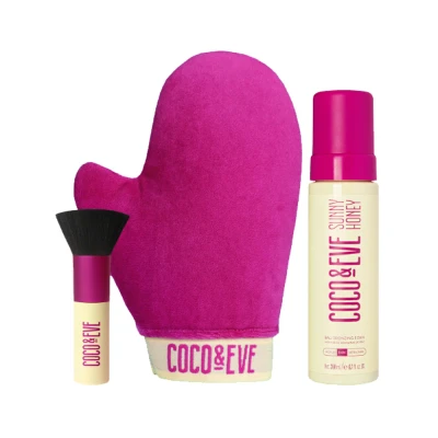 Afbeelding van Coco &amp; Eve BALI Bronzing KIT Dark Zelfbruiner, Dames, Maat: 200 ml,