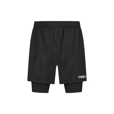 Afbeelding van 2 in 1 shorts CEP Compression Core Run