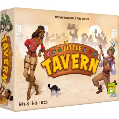 Afbeelding van ASMODEE Little Tavern NL REPOS PRODUCTIE Bordspel AMBIANTSPEL FANTASTISCH EN tactisch KAARTENSPEL FAMILIESPEL Vanaf 8 JAAR 3 tot 5 SPELERS