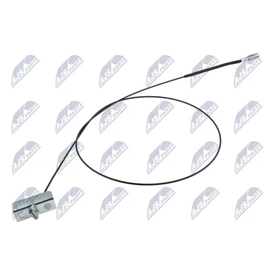 Afbeelding van NTY HLR PL 036 Handremkabel Midden 1645mm Schijfremmen OPEL: Vivaro A Van, Combi, RENAULT: TRAFIC 2 Kasten